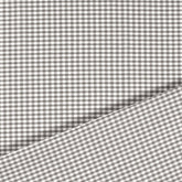 Baumwoll Cretonne Vichy Karo 5mm - 5002 grau